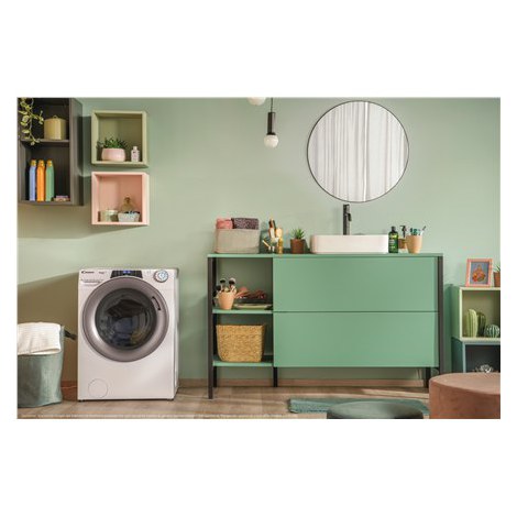 Candy | RP 496BWMR/1-S | Washing Machine | Energy efficiency class A | Front loading | Washing capacity 9 kg | 1400 RPM | Depth - 7